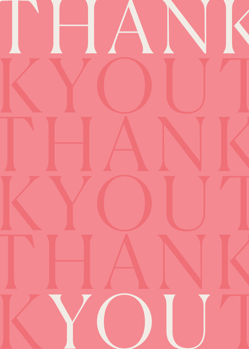 Bogg Thank You Greeting Card