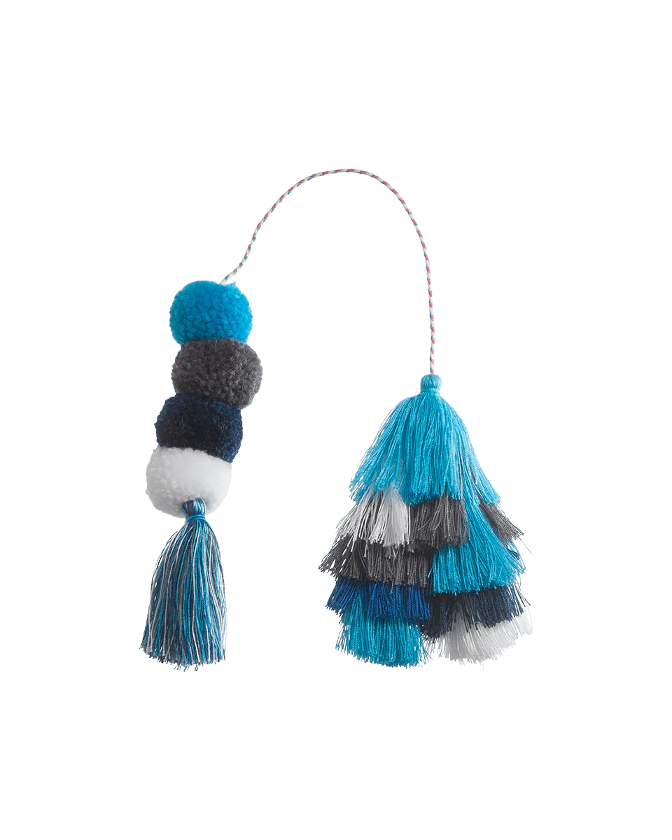 Bogg Bag Bauble - Ocean Double Tassel