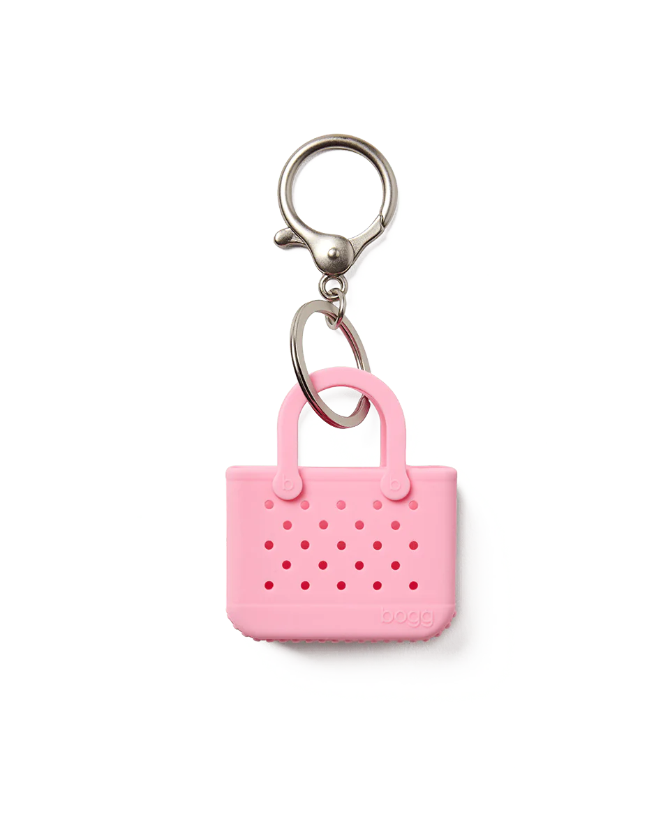 Tiny Tote Keychain - Blowing Pink Bubbles