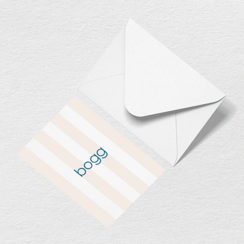 Bogg Stripes Greeting Card