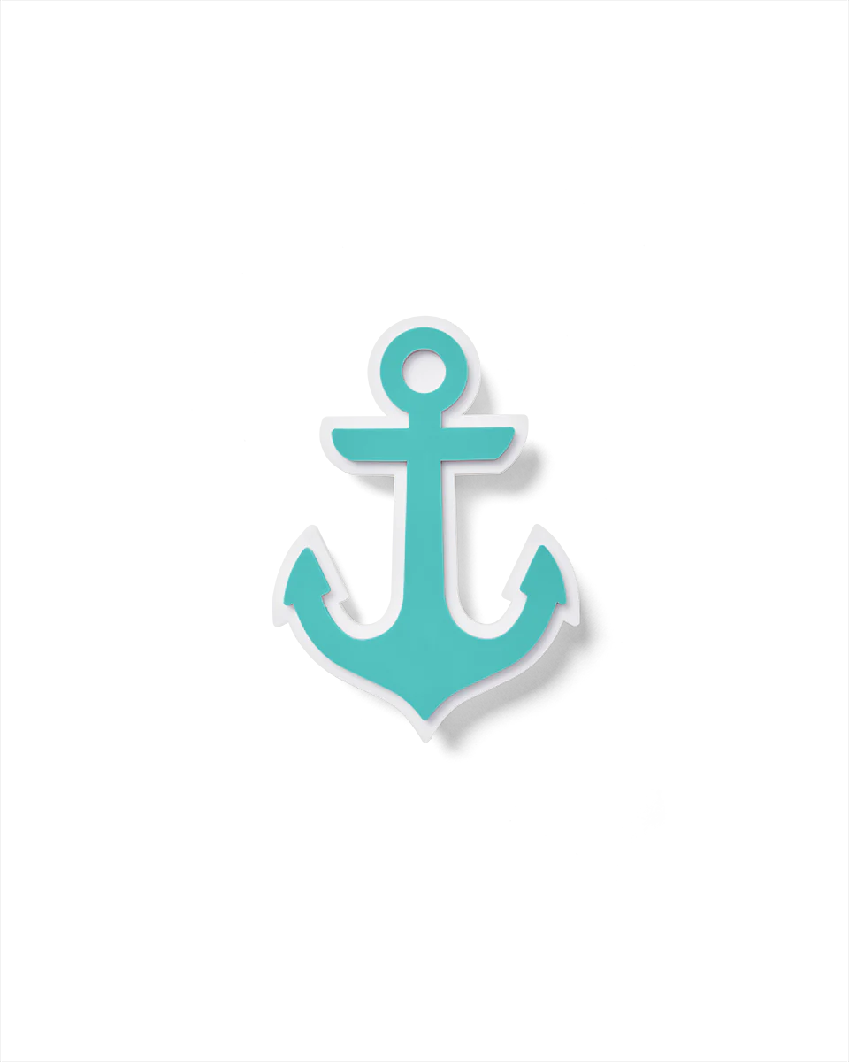 Bogg Bit - Turquoise Anchor