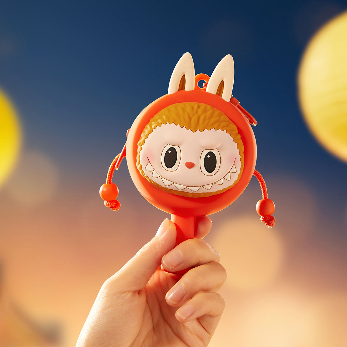 THE MONSTERS Let's Have Fun Together Series-Rattle-drum Earphone Case