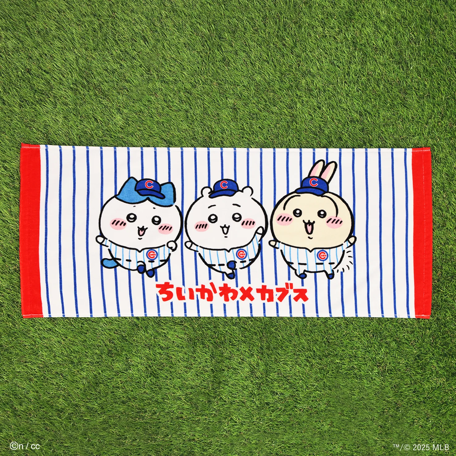 Chiikawa×MLB TOKYO SERIES Face Towel (Cubs)