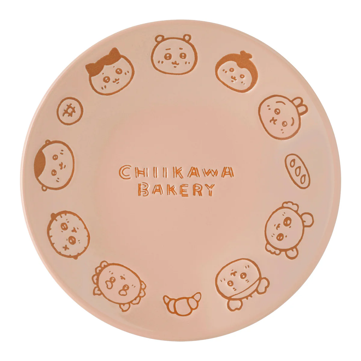 Chiikawa Bakery Water-Repellent Plate (Brown)
