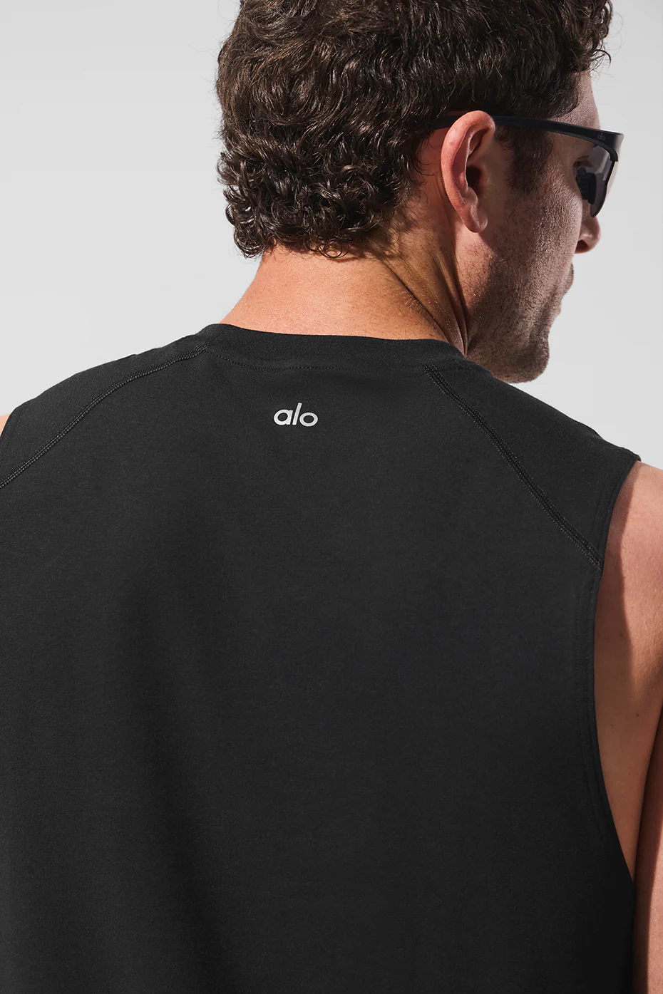 Alo Vapor Muscle Tank - Black