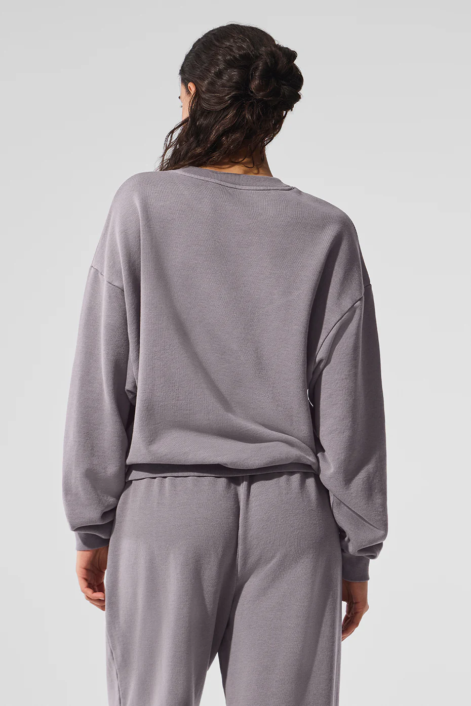 Washed Accolade Crew Neck Pullover - Cool Grey Wash