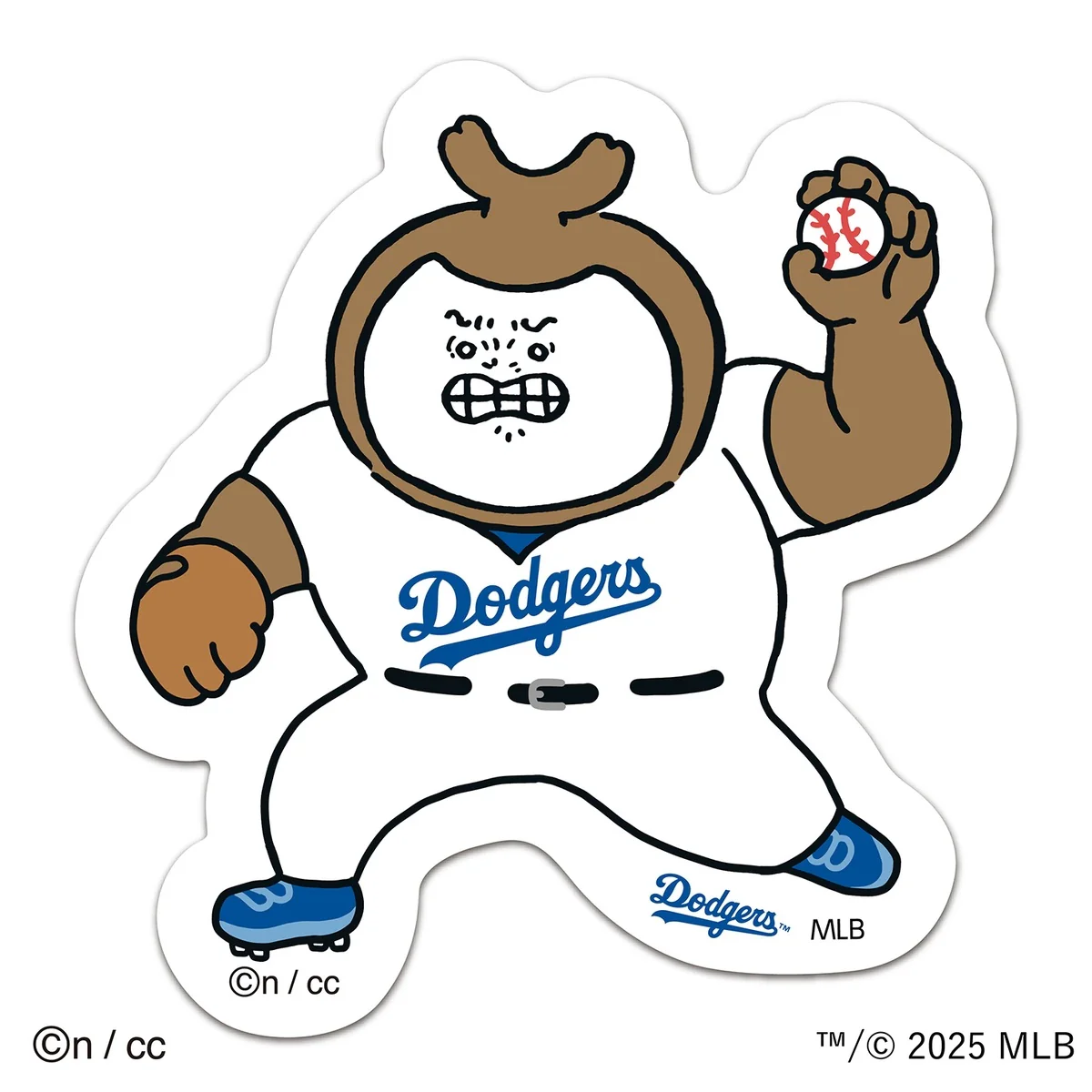 Chiikawa×MLB TOKYO SERIES Die-cut Sticker ⑮ Kabutomushi (Large)