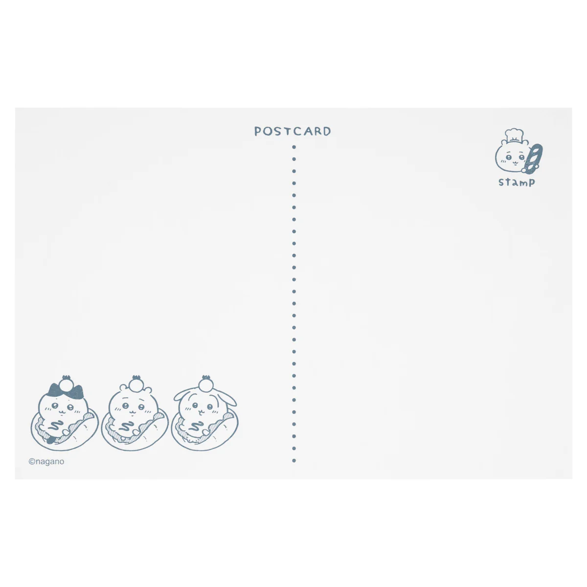 Chiikawa Bakery Letterpress Postcard (Baking Trio)