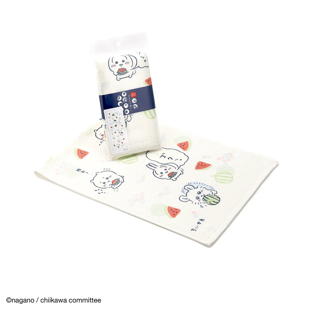 Chiikawa Tenugui Towel (Watermelon Season)