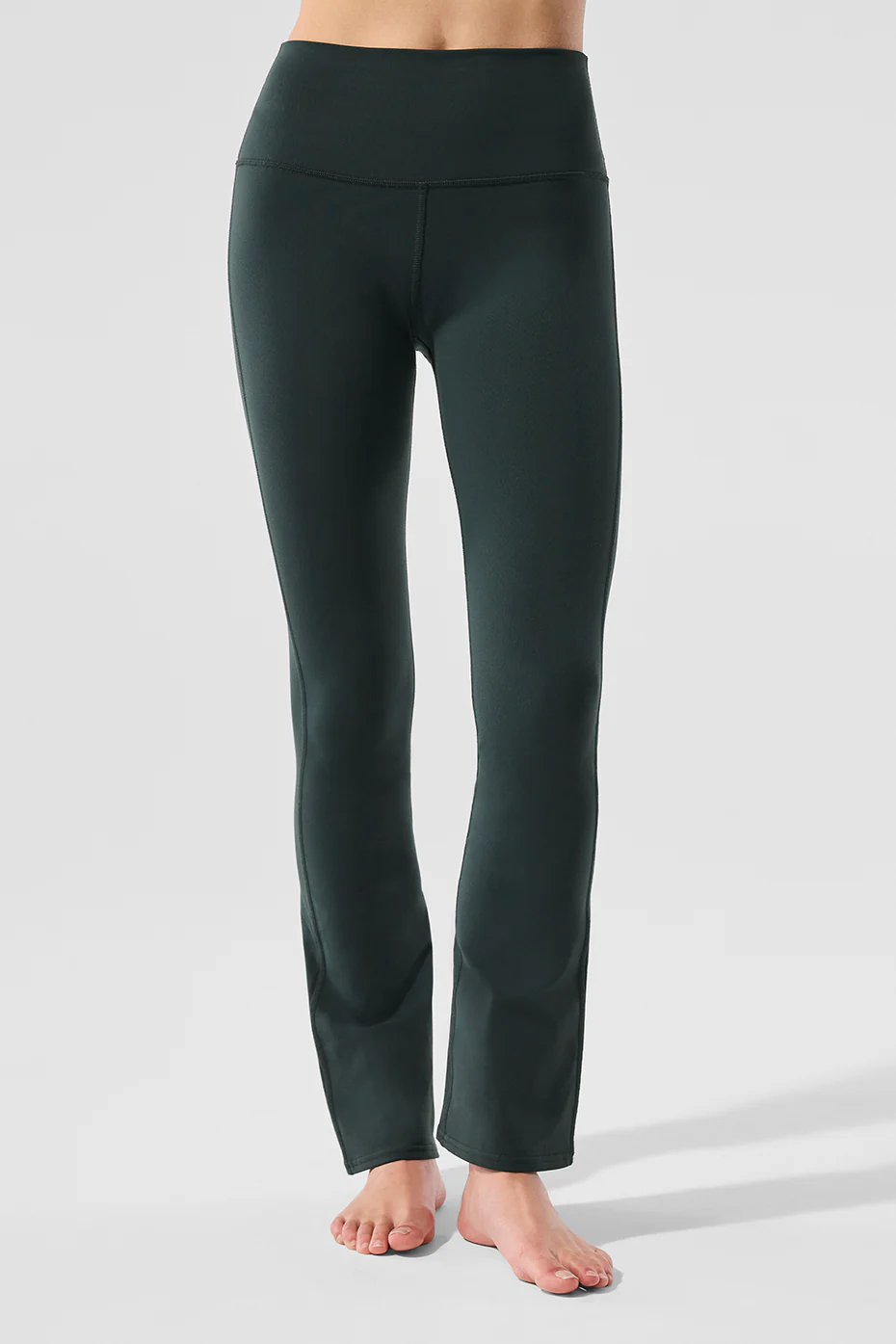 Airbrush High-Waist 7/8 Bootcut Legging - Charcoal Green