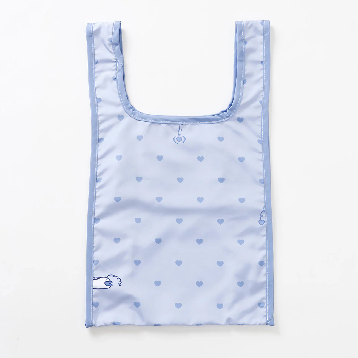 Chiikawa Eco Bag Heart Chocolate Hachiware Blue