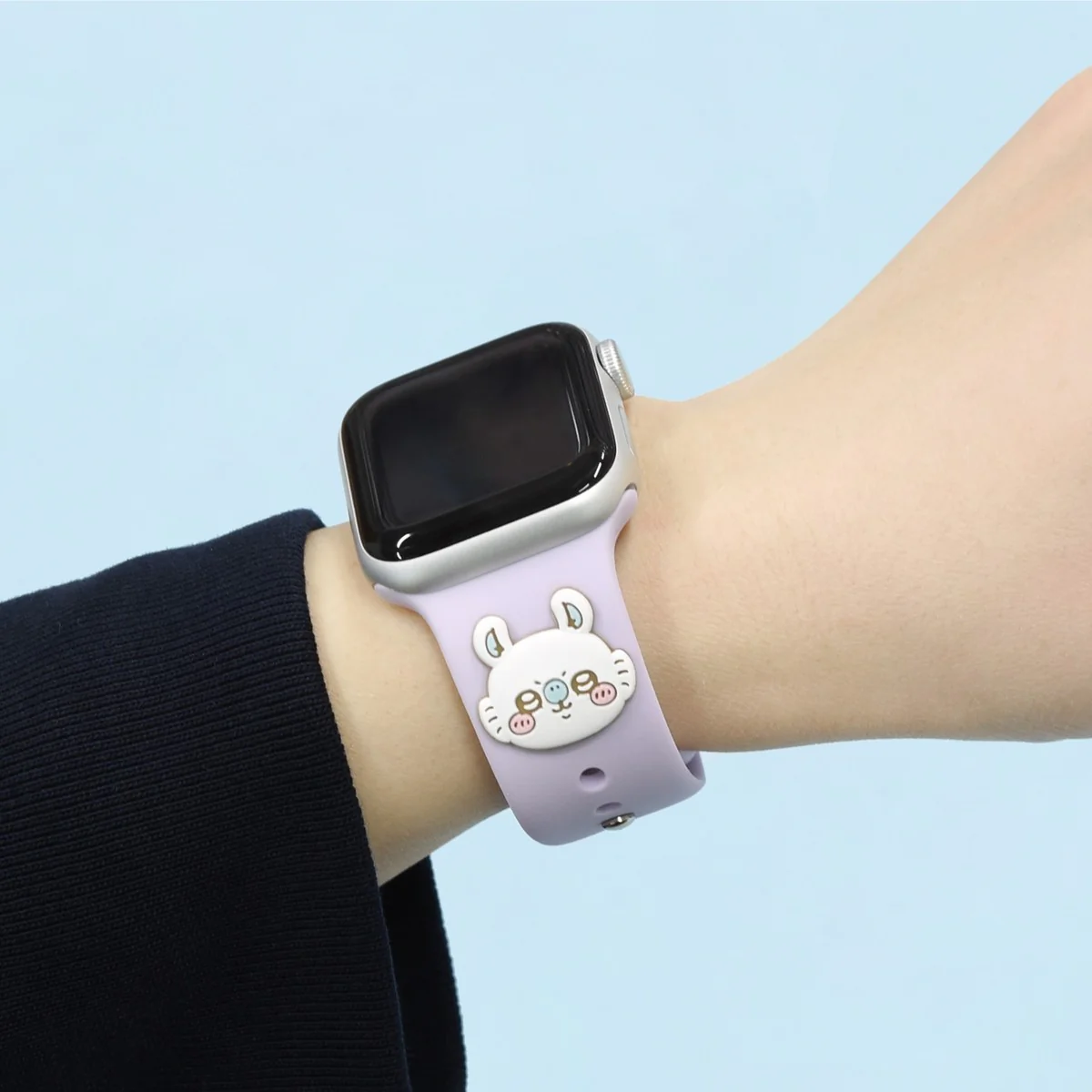 Chiikawa Apple Watch Silicone Band (42/41/40/38mm Compatible / Momonga)