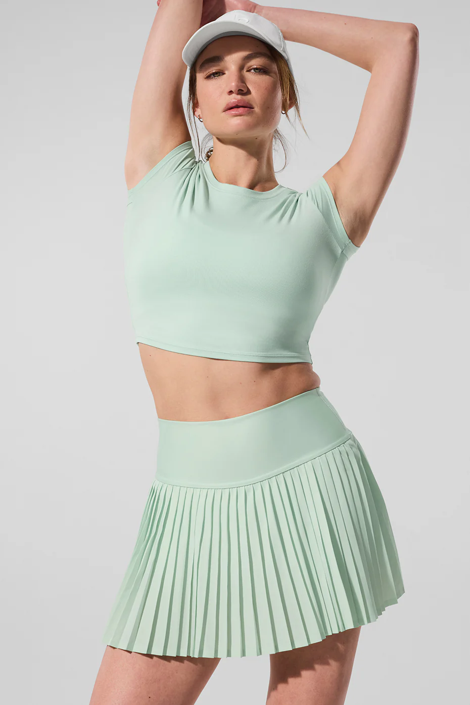 Alosoft Crop Finesse Short Sleeve - Spearmint