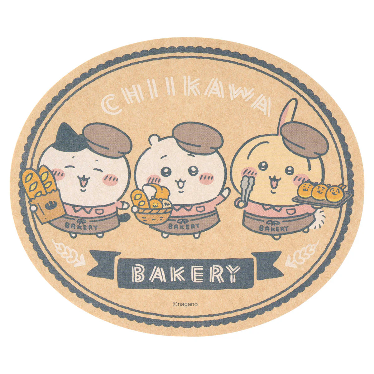 Chiikawa Bakery Large Craft Sticker (Main Visual)