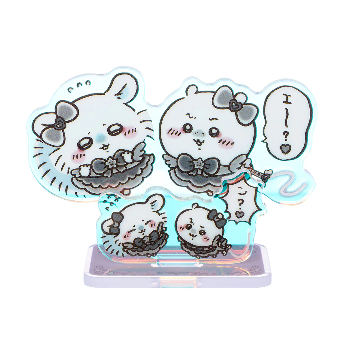 Chiikawa Magical Chiikawa Evil Version Layered Acrylic Stand (Chiikawa & Momonga)