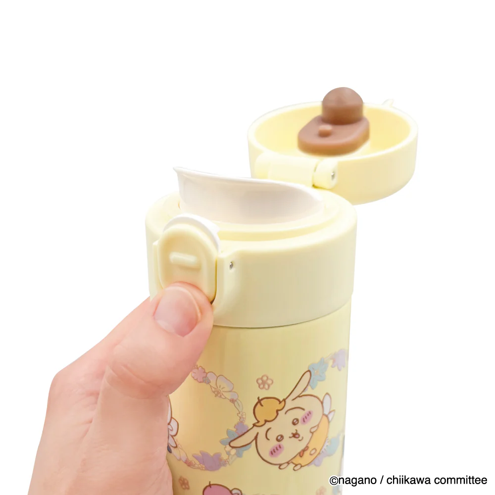 Chiikawa One-Touch Stainless Bottle 500ml (Fairy Flower)