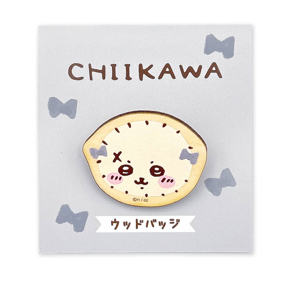 Chiikawa Wood Badge (Rakko 2)