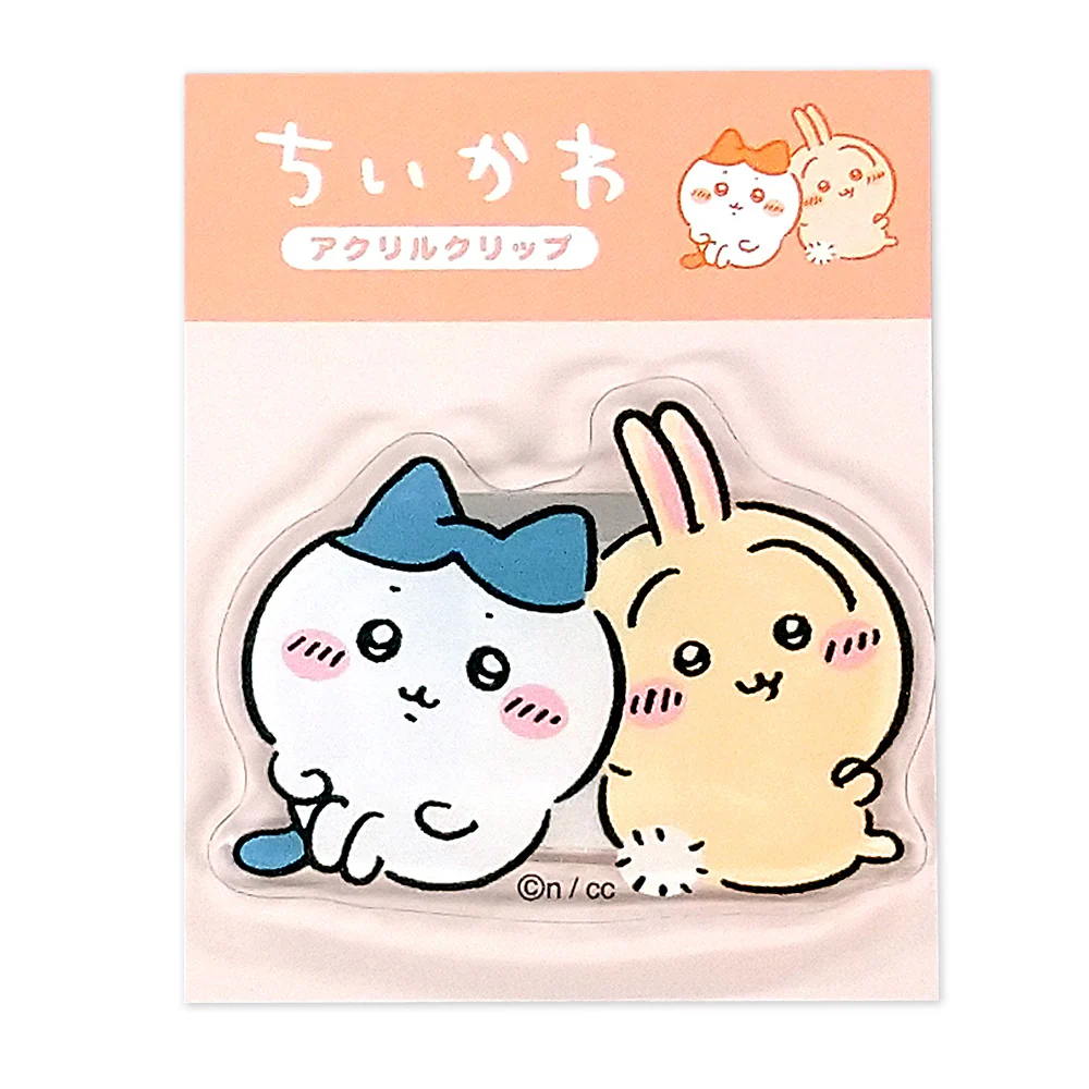 Chiikawa Acrylic Clip (Hachiware & Usagi)