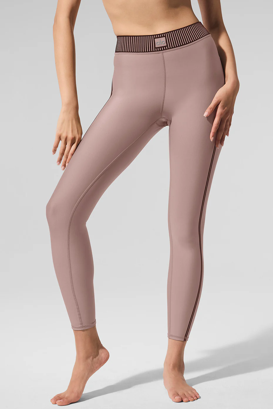 Airlift High-Waist 7/8 Line Up Legging - Taupe
