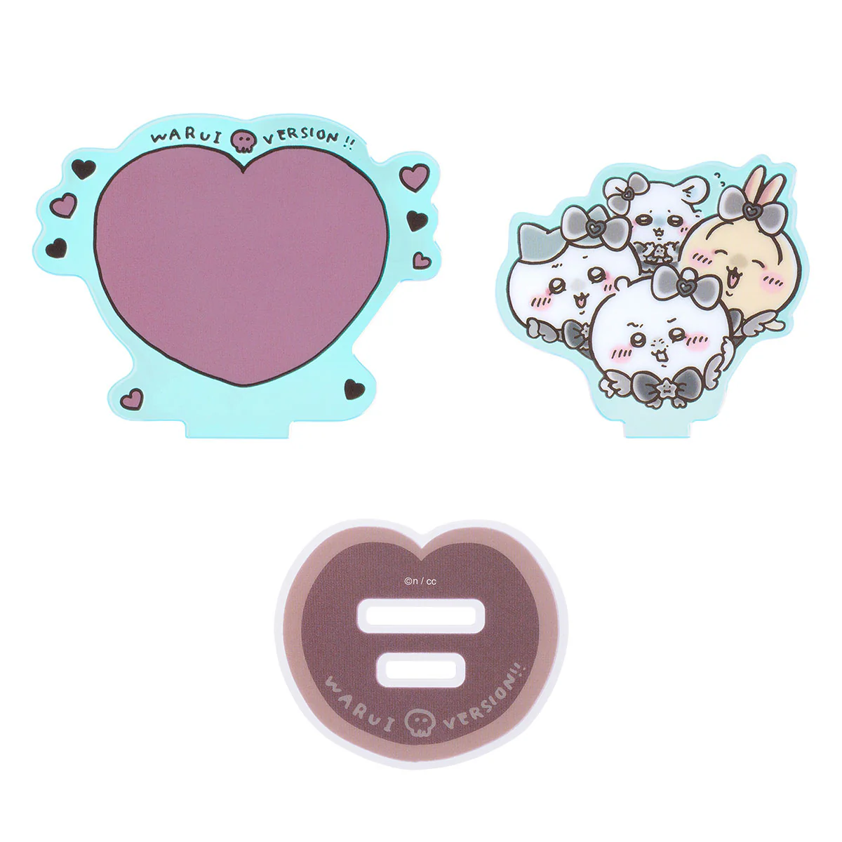 Chiikawa Magical Chiikawa Evil Version Layered Acrylic Stand (Heart)