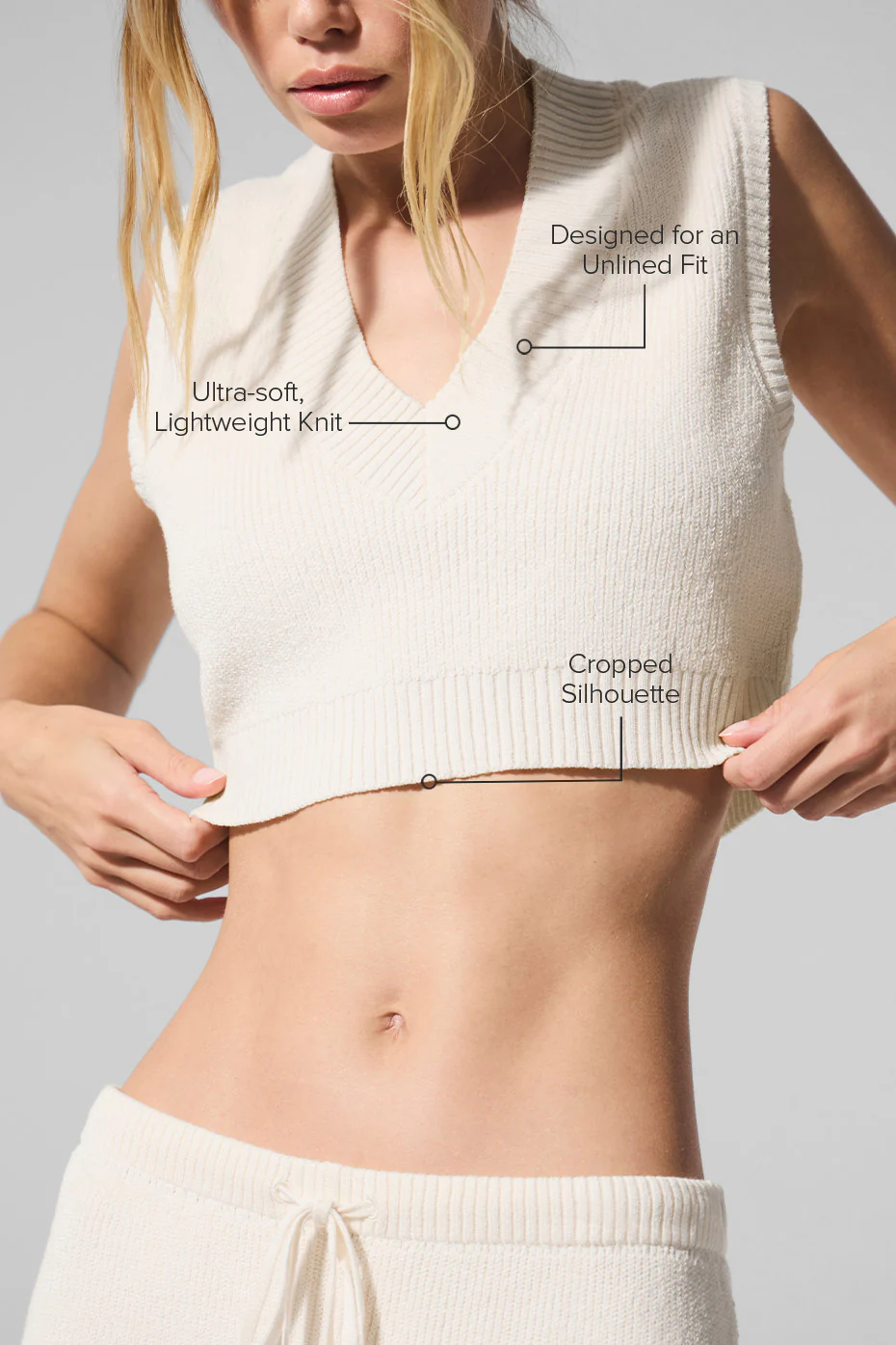 Supernatural Sweater Tank - Ivory