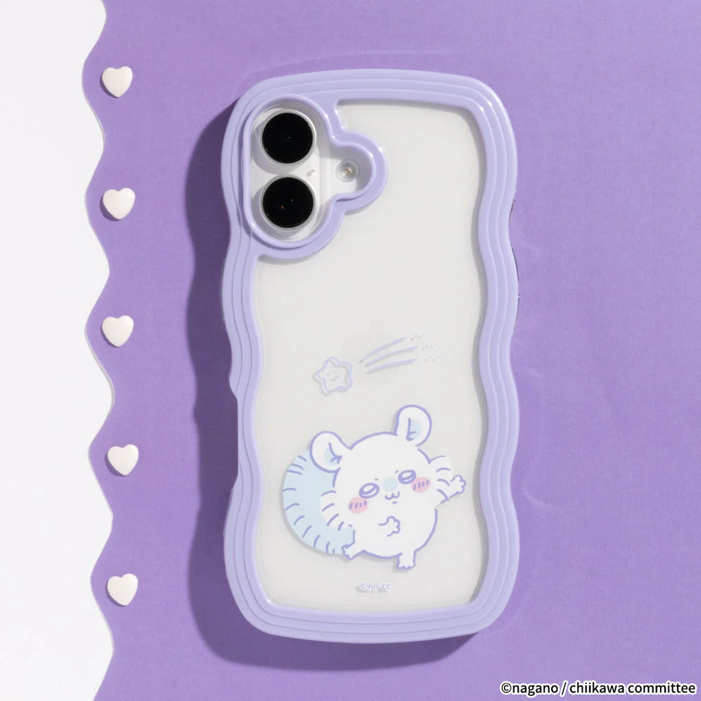 Chiikawa Wavy iPhone Case (Momonga)