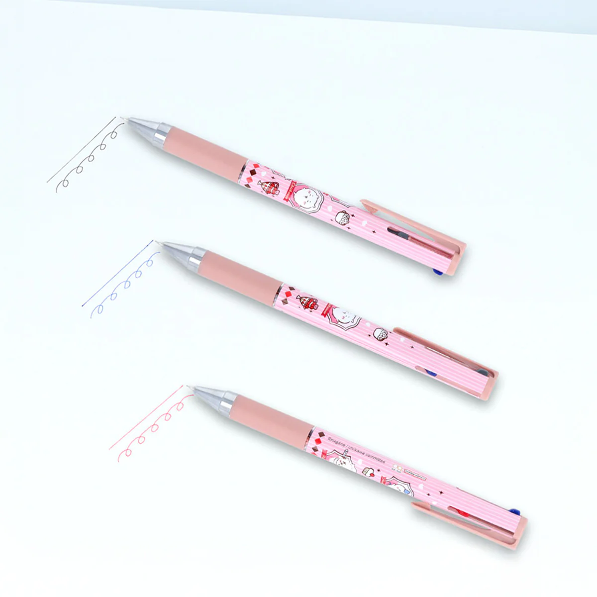 Chiikawa Juice Up 3 Pen (Strawberry Color)