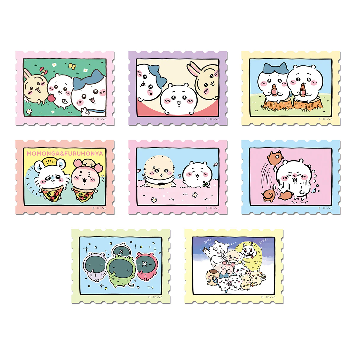 Chiikawa Die-Cut Sticker Set 5 (48 types total) 1BOX with 20 packs