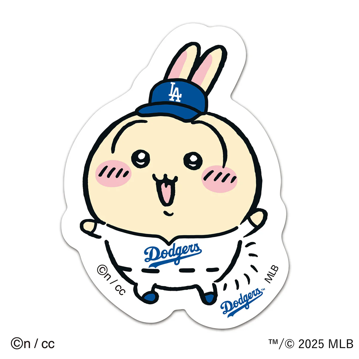Chiikawa×MLB TOKYO SERIES Die-cut Sticker ③ Usagi (Dodgers)