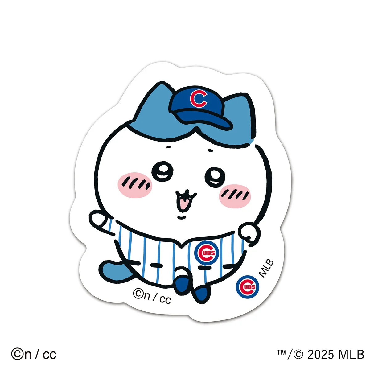 Chiikawa×MLB TOKYO SERIES Die-cut Sticker ⑤ Hachiware (Cubs)