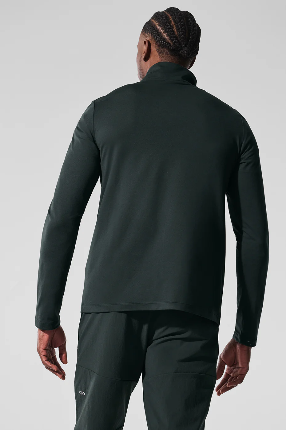 Conquer 1/4 Zip Reform Long Sleeve - Charcoal Green