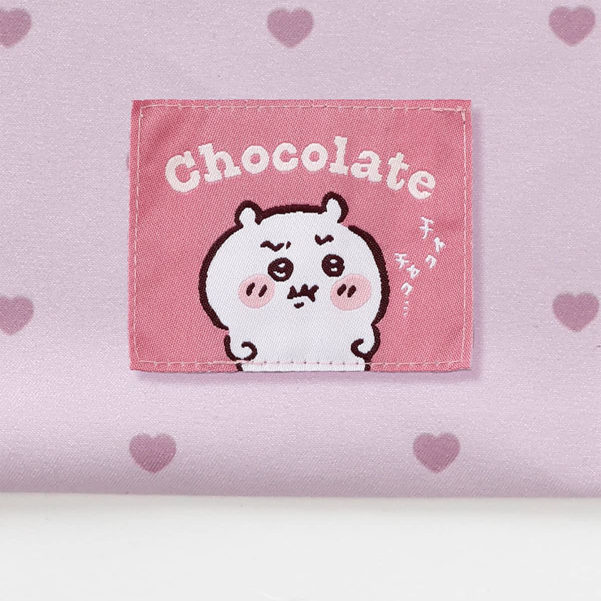 Chiikawa Drawstring Pouch Heart Chocolate Chiikawa Pink
