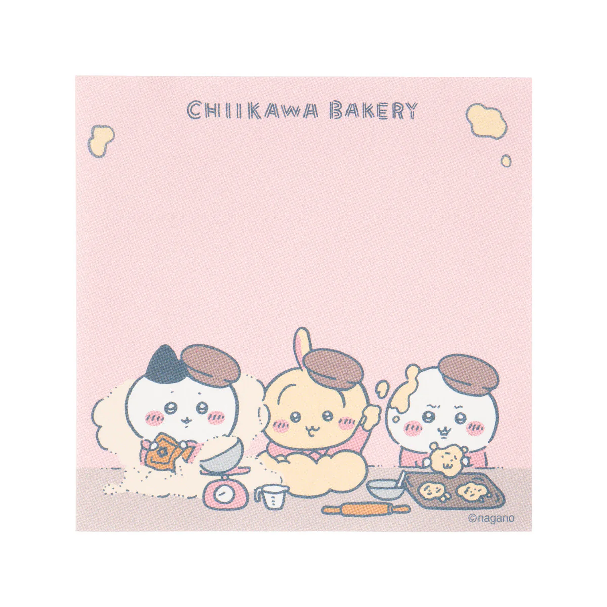 Chiikawa Bakery Square Memo Pad