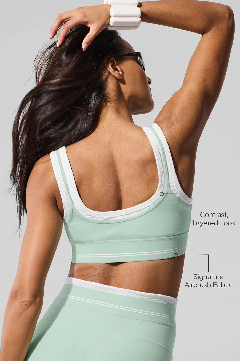 Airbrush Better Together Bra - Spearmint/White