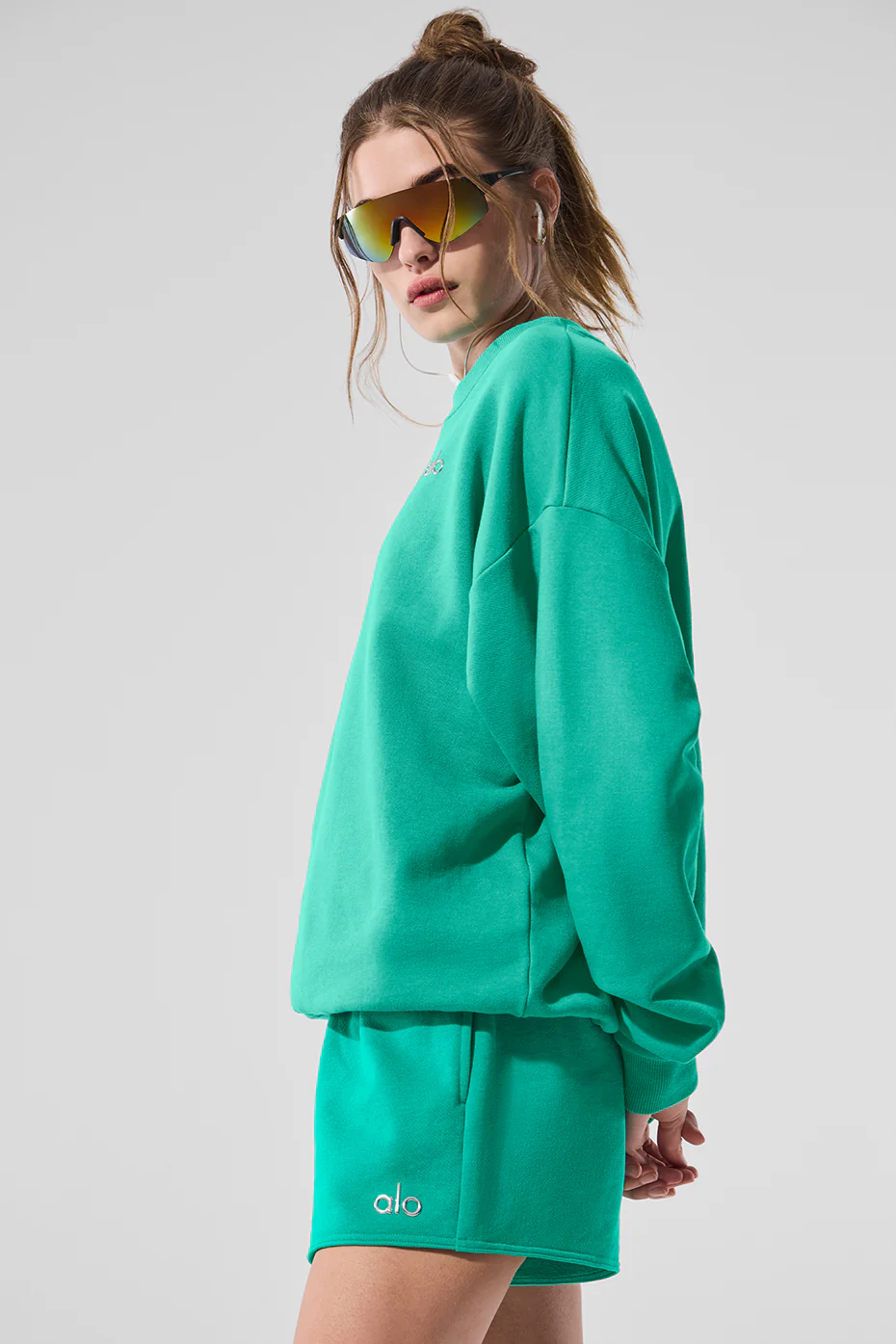 Accolade Crew Neck Pullover - Spruce Green