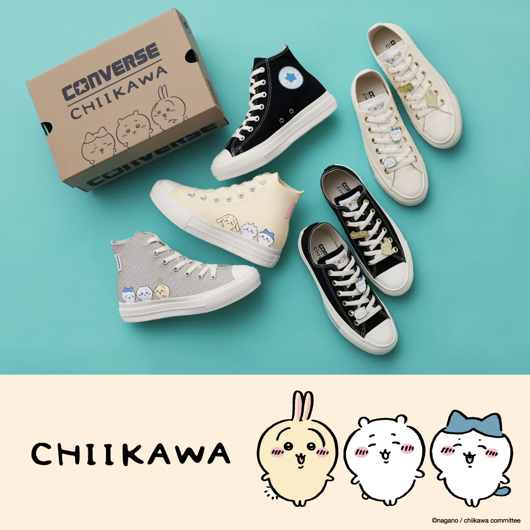Chiikawa CONVERSE×Chiikawa ALL STAR GD OX / CHIIKAWA BLACK  [Cannot be purchased with other items]
