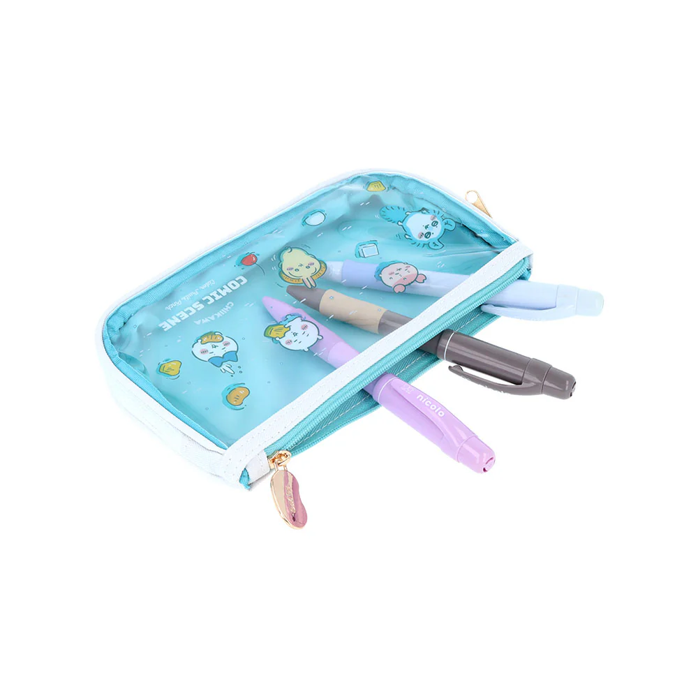 Chiikawa Clear Flat Pen Case (Fruit Punch)