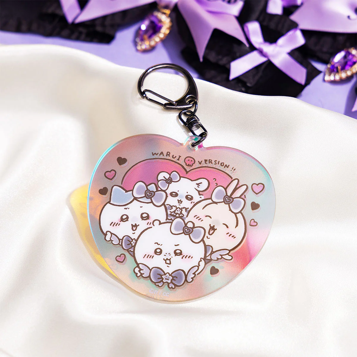 Chiikawa Magical Chiikawa Evil Version Aurora Acrylic Keyholder