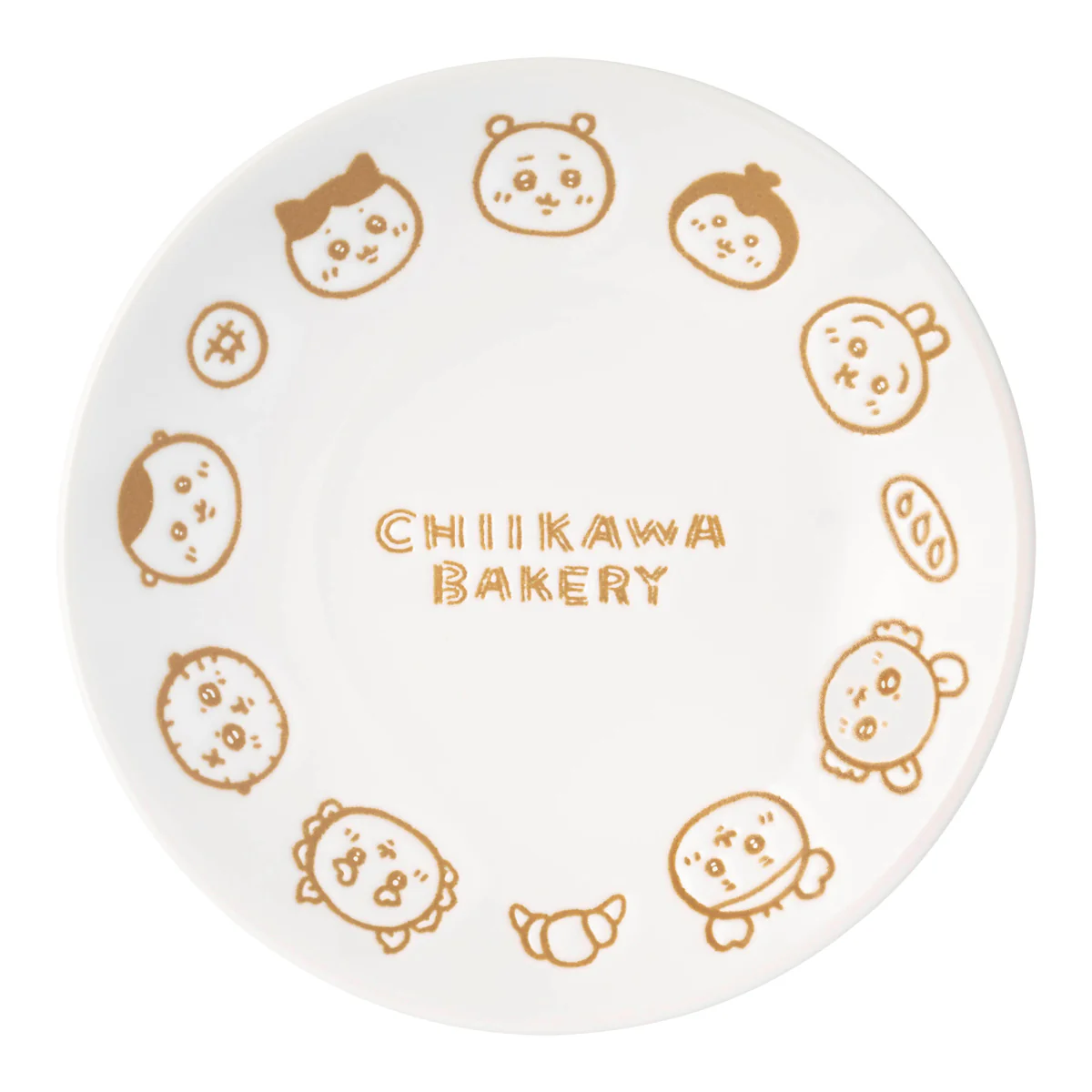 Chiikawa Bakery Water-Repellent Plate (Ivory)