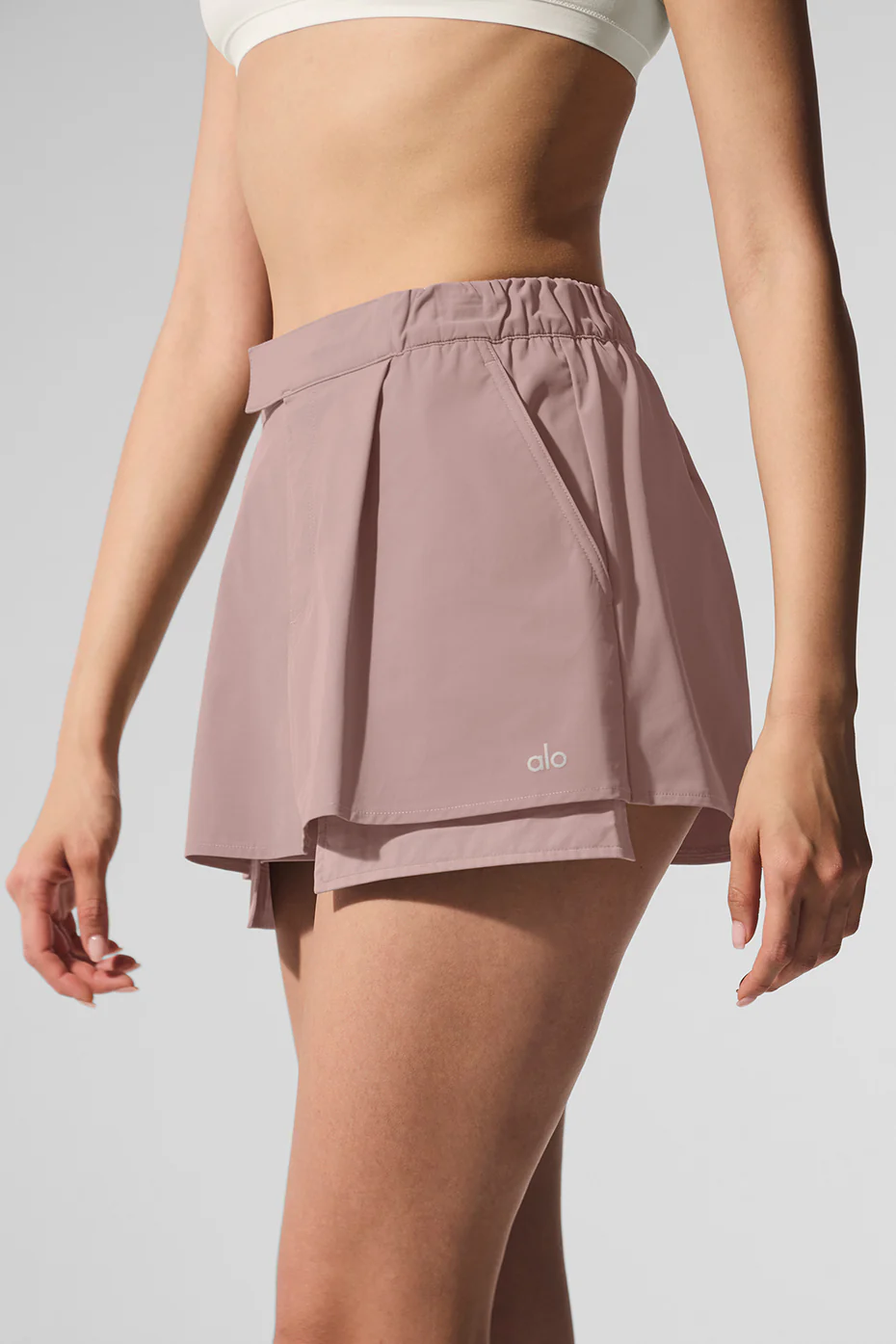 Flip It Mini Skort - Taupe