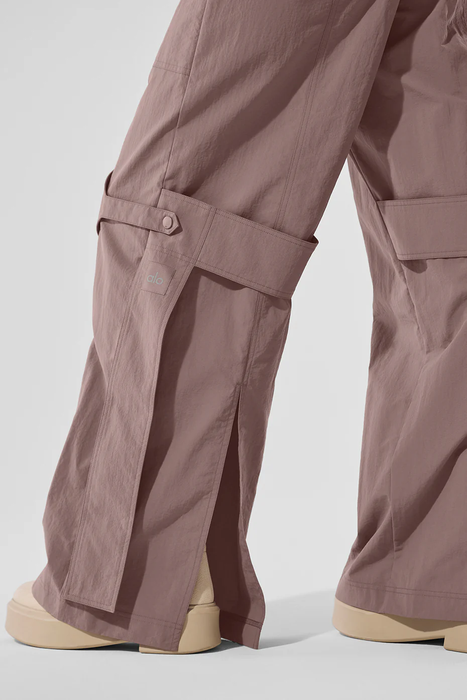High-Waist Voyager Trouser - Mushroom