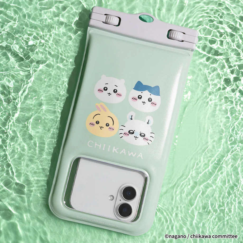 Chiikawa DIVAID Floating Waterproof Case with Shoulder Strap (Group/Face)