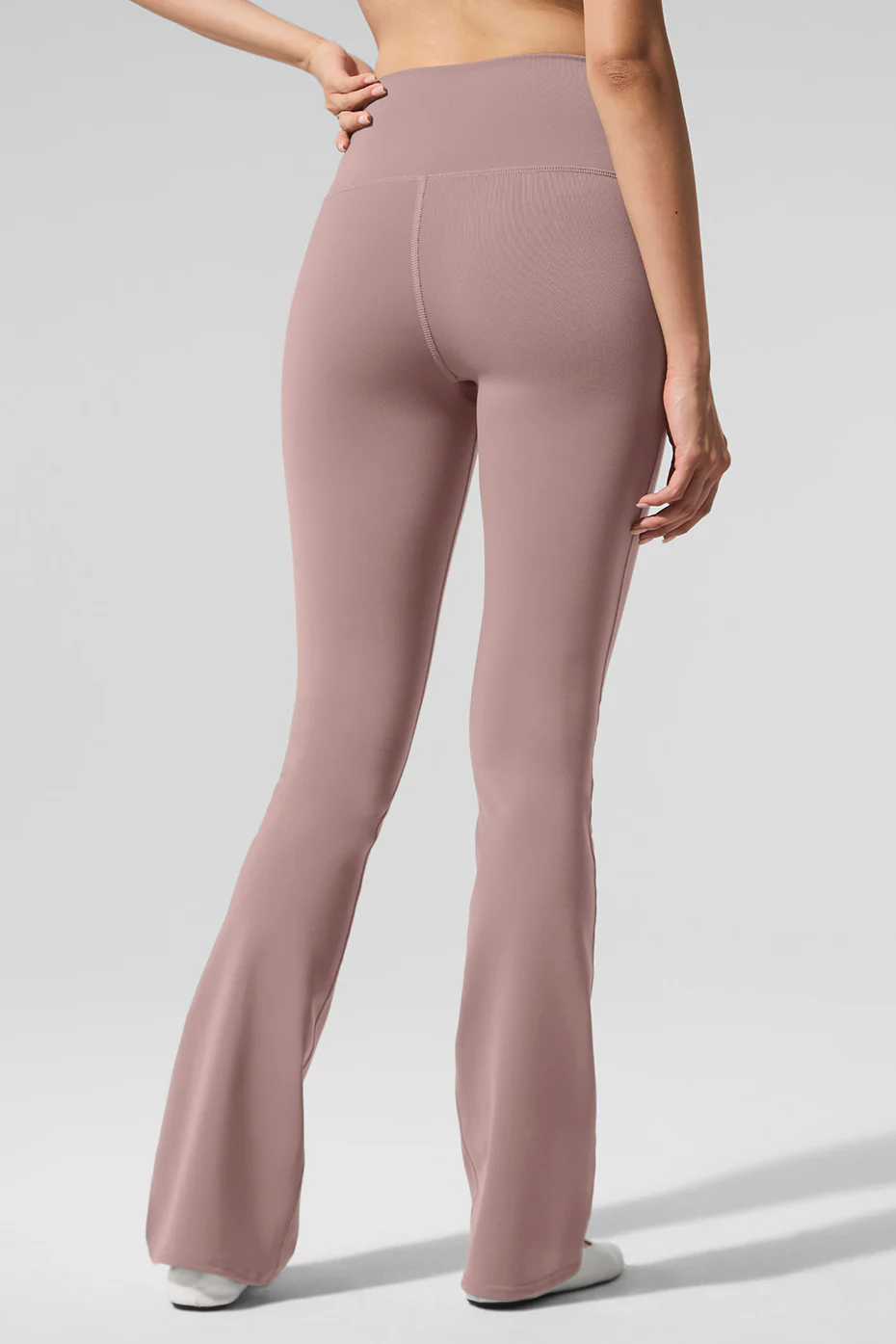 Airbrush High-Waist Bootcut Legging - Taupe