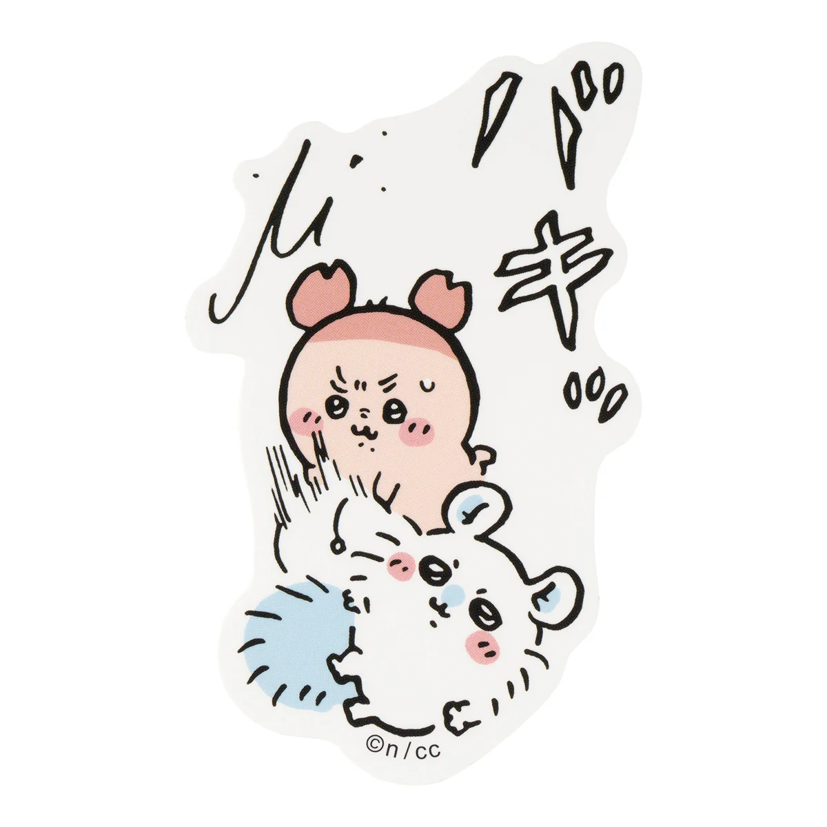 Chiikawa Smartphone-sized Sticker (Baki!!)