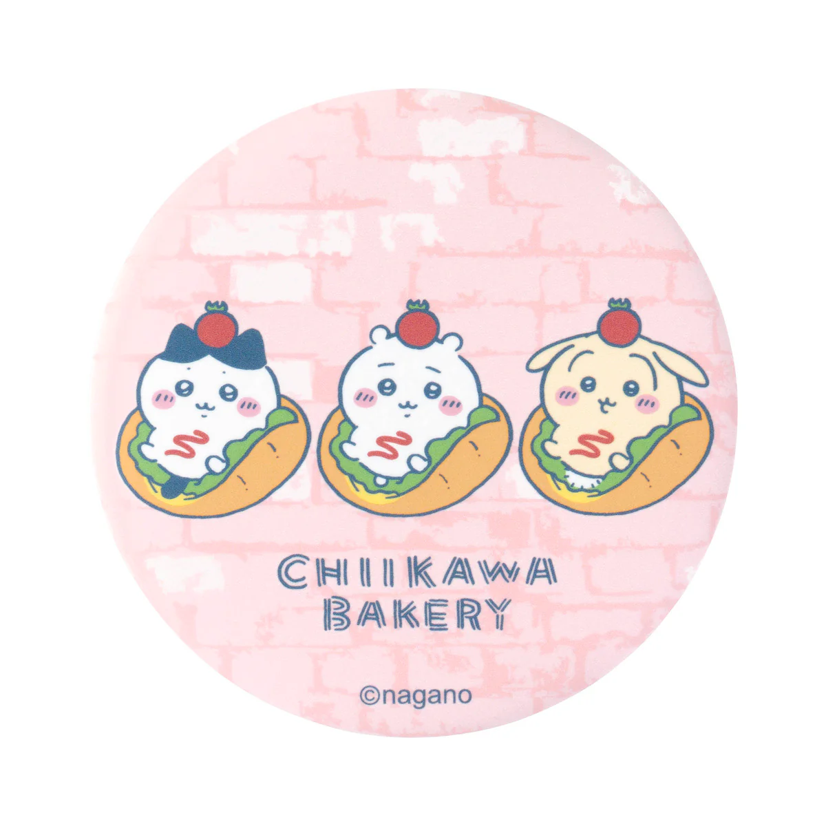 Chiikawa Bakery Trading Matte Can Badge (9 Types)