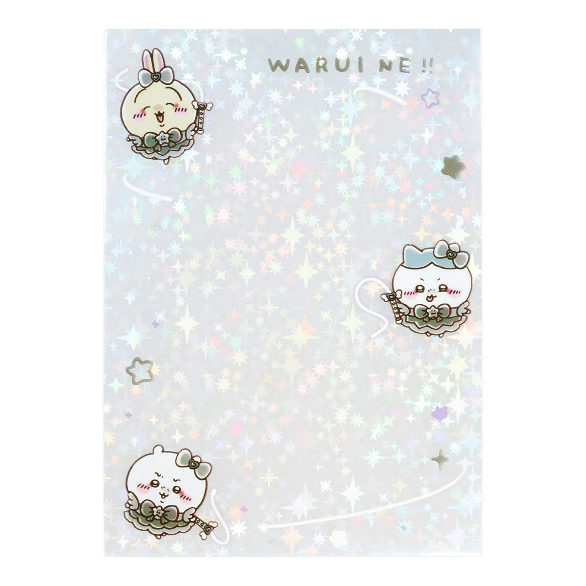 Chiikawa Magical Chiikawa Sparkling Photo Sleeve (Evil Version)