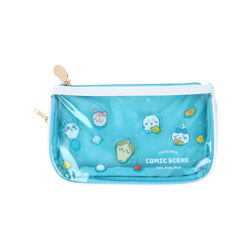 Chiikawa Clear Flat Pen Case (Fruit Punch)