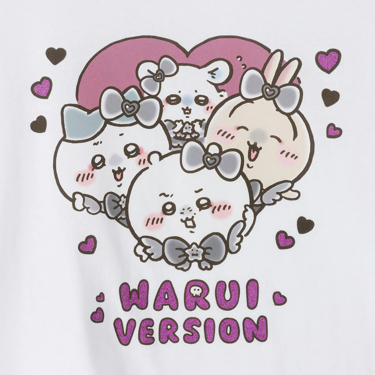 Chiikawa Magical Chiikawa T-Shirt Evil Version All White