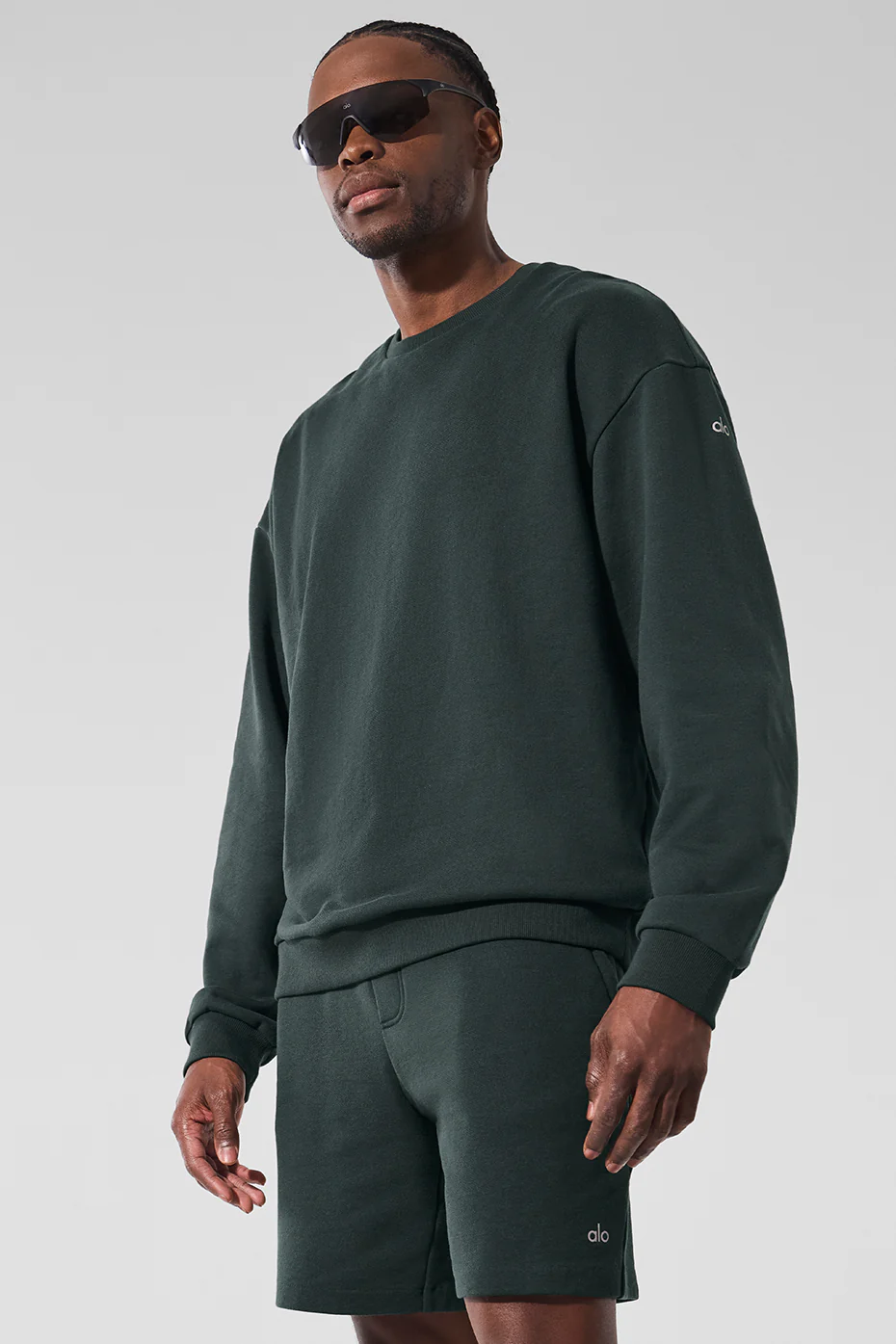 Chill Crew Neck Pullover - Charcoal Green