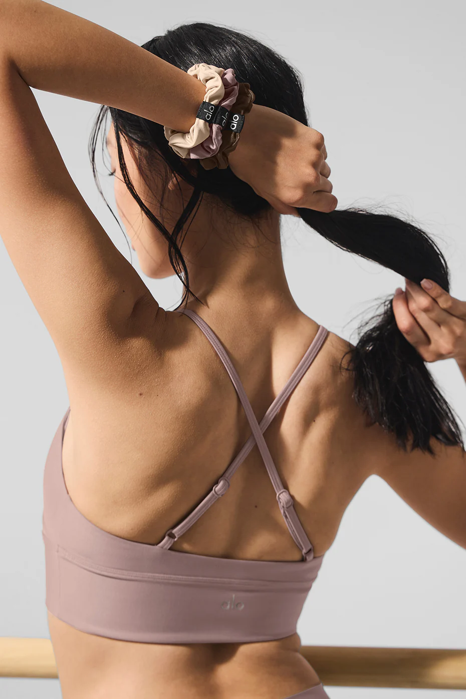 Fresh Mini Scrunchie 3-Pack - Macadamia/Taupe/Espresso